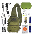 Emergency Camping Tactical Survival Kit with Sling Bag ,Crossbody Sling Bag with EDC Gear Tools Fishing tools